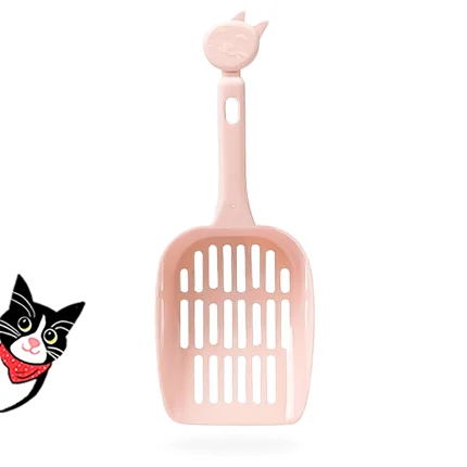 Cat dust shovel with cat head design