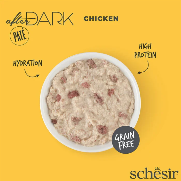 کنسرو گربه پته شسیر با طعم مرغ - Schesir Pate chicken