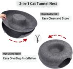 تونل و جای خواب زیپی گربه - Cat tunnel and zipper sleeping place