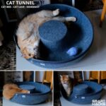 تونل و جای خواب زیپی گربه - Cat tunnel and zipper sleeping place