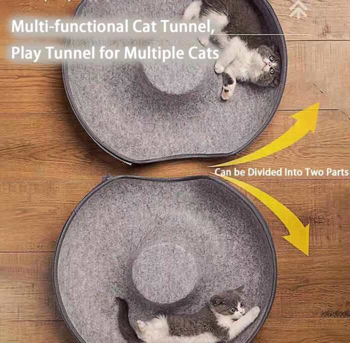 تونل و جای خواب زیپی گربه - Cat tunnel and zipper sleeping place