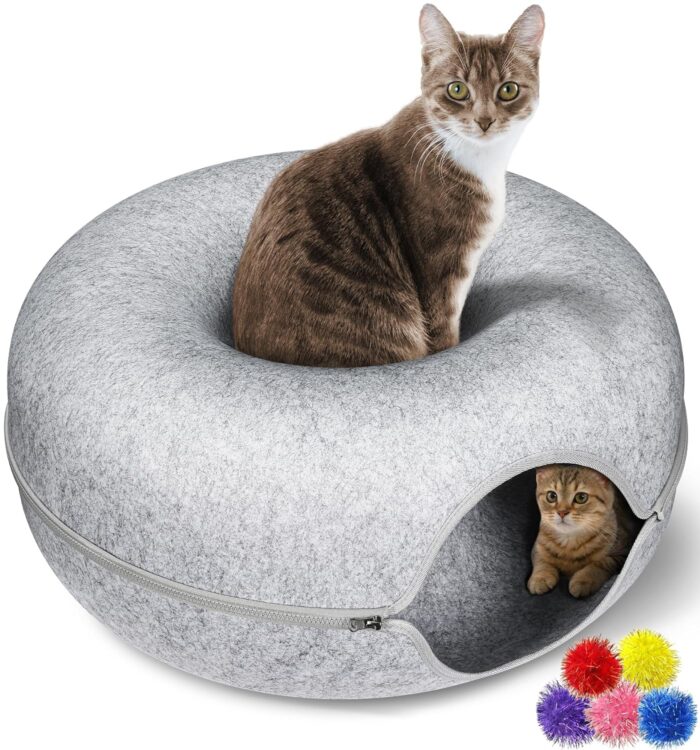 تونل و جای خواب زیپی گربه - Cat tunnel and zipper sleeping place