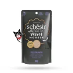 پوچ گربه شسیر با طعم مرغ و اردک در موس - Schesir cat pouch Chicken With Duck in mousse