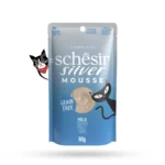 پوچ گربه شسیر سیلور طعم مرغ در موس - Schesir Silver Chicken In Mousse