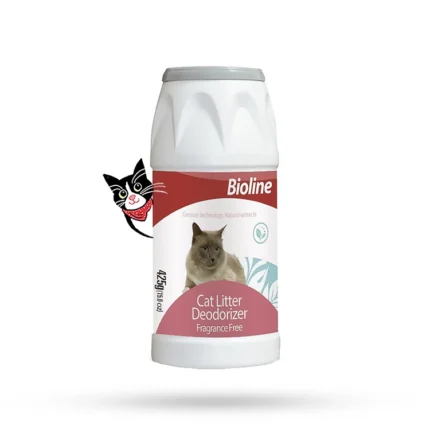 پودر بوگیر خاک گربه بایولاین بدون عطر - Bioline Cat Litter Deodorant Powder Without Fragrance